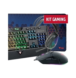 Kit Gaming - Tastiera Q11 + Mouse G51 + Mouse Pad XXL E1 + Cuffie H420