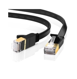 UGREEN Cavo Ethernet Cat 7 U/FTP flat 1m Nero